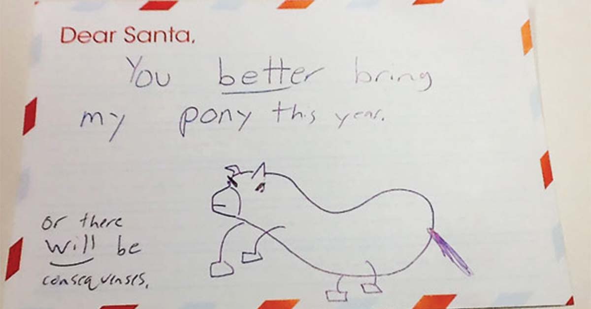 21 Letters To Santa That Got Out Of Control