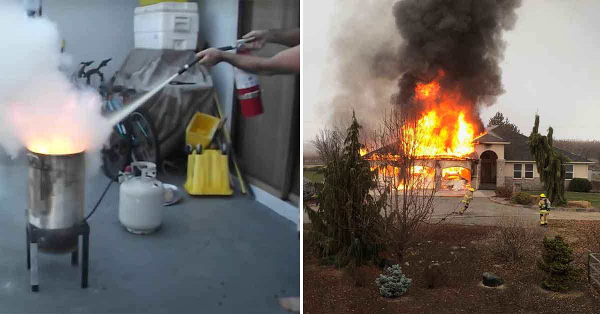 15 Photos Showing the Severe Risks of Deep Frying a Turkey | eBaum's World