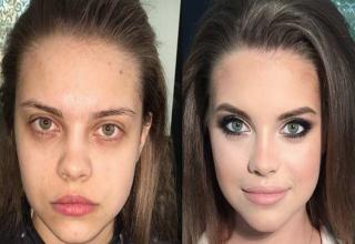 Russian makeup artist 22-year-old Goar Avetisyan can make even the nastiest chick into a beautiful babe.