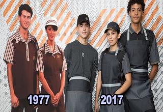 The new look debuts this month in the U.S., where they could be worn by as many as 850,000 employees in an estimated 14,000 restaurants
