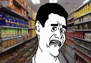 Tales of disgusting customers and bizarre moments experienced first hand by supermarket employee.