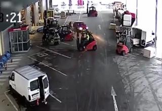 Drunk Forklift Operator Destroys Vodka Warehouse Video Ebaum S World