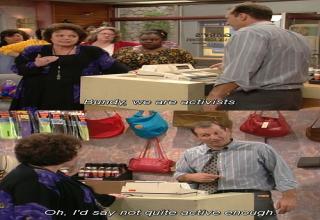 Al Bundy was the king of cable TV burn. The father character from the t.v. show Married With Children (1987-1997) who was begrudgingly was a women's shoe salesman, always had the best burns.