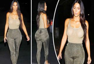 It doesn't get much more celebrity camel toe than Kim Kardashian camel toe!