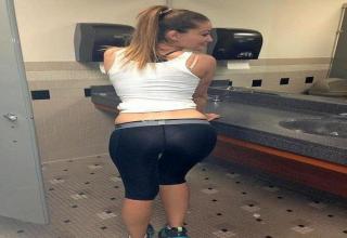 JUST A SMALL COLLECTION OF WOMEN IN YOGA PANTS TO HELP YOU THROUGH YOUR DAY