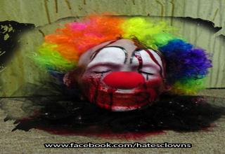 assortment of clown pictures