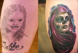 Tattoo artist to the rescue to cover up the mistakes of past hacks.