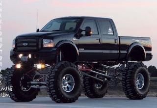 Thirty two bad ass trucks. Let the "compensating" jokes begin.