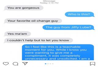 Creepy Oil Change Guy Gets Put in His Place - Facepalm Gallery | eBaum ...