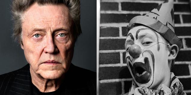 12-Year-Old Christopher Walken In Clown Makeup
