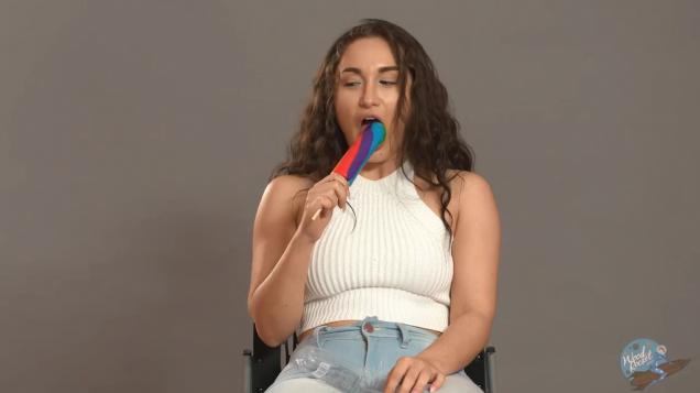 Porn Stars Taste Rainbow Penis Pops