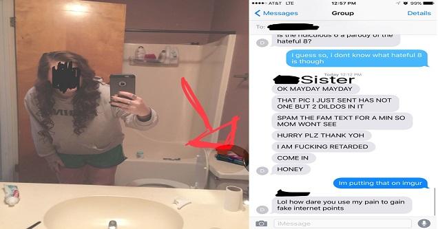 Girl Forgets To Put Away Her “special Toys” Before Sending