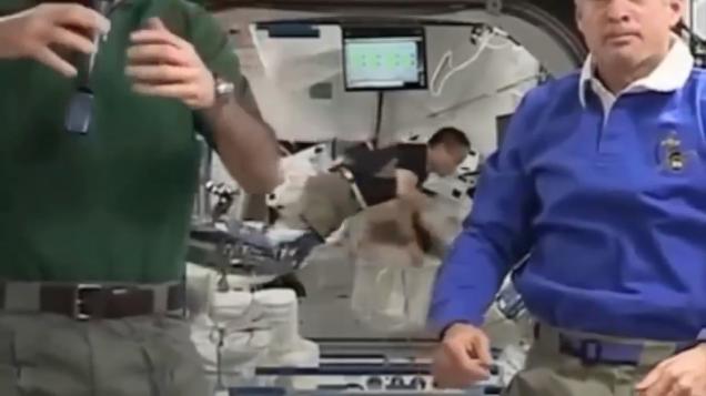 NASA Caught Empty Handed ISS Fakes Weightlessness