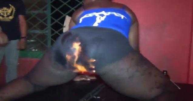 Things Start To Heat Up At Jamaican Dancehall