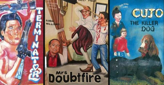 20 Hilarious and Awesome Hand Painted Movie Posters From Africa