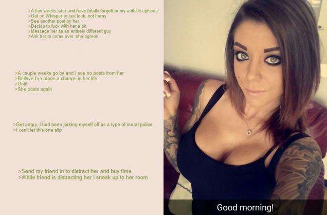 Creepy Guy Tells a Story of How He Harassed a Prostitute Into Changing Her Life Around