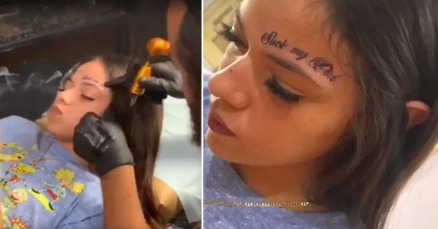 Female Soundcloud Rapper Gets Ridiculous Face Tattoo