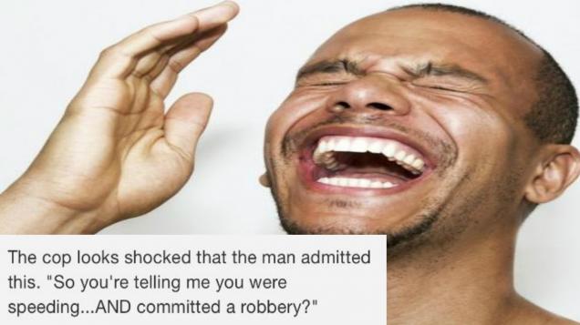 Guy Pulls an Hilarious Troll on a Cop.