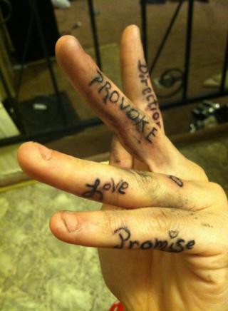 "Big Nasties" tattoos