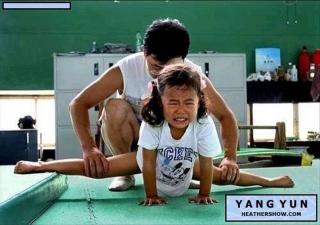 Asian Kids Training For The Olympics