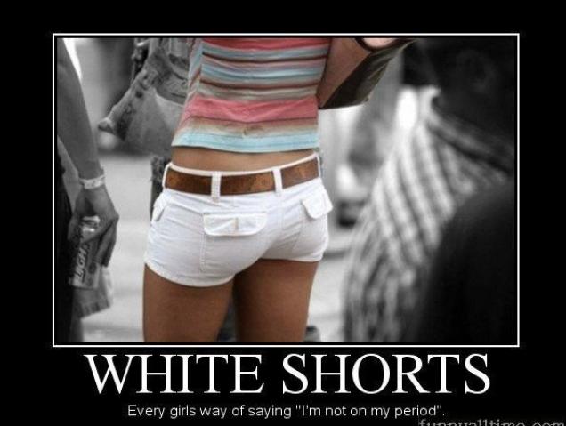 White hotsell shorts meme