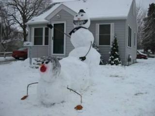 inappropriate snowmen
