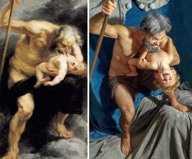28 art recreations from totally normal and not weird people
