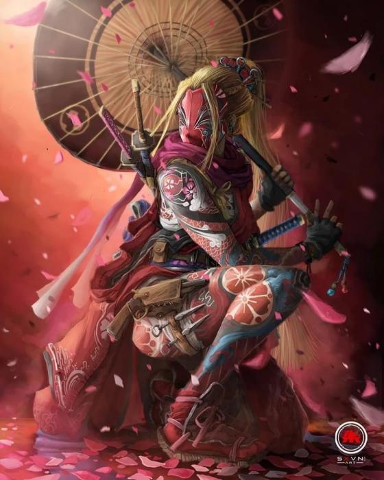 28 Comic and Video Game characters getting Samuraied!