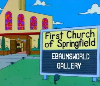 The Church Of Springfield Marquee Gags