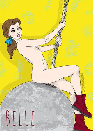 9 Disney Princesses Drawn As Miley Cyrus