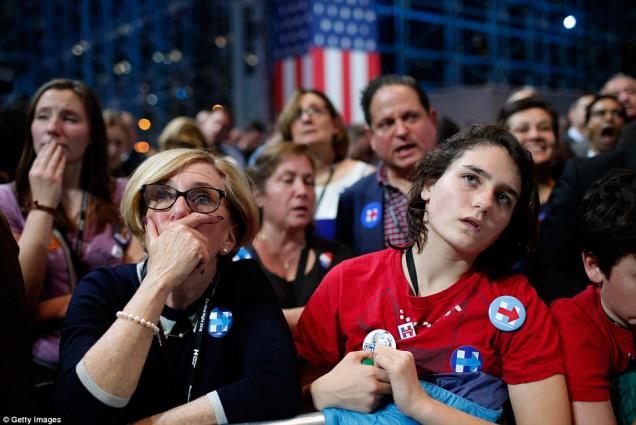 Crying Hillary Supporters