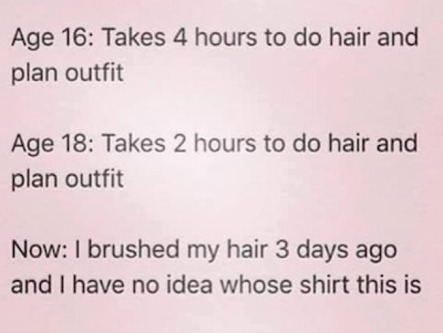 You know you're getting old....