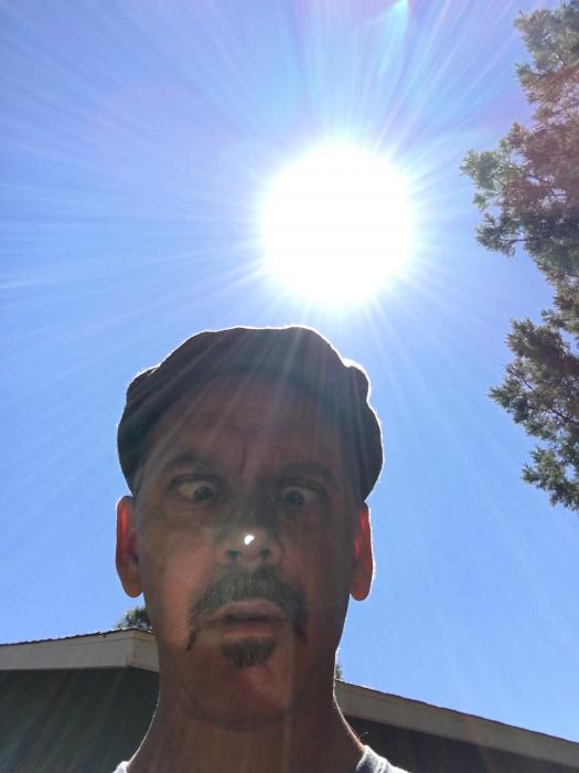 The eclipse followed me