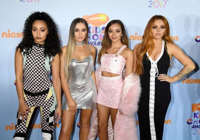 Perrie Edwards crops Jesy Nelson out of Little Mix 'thank you' picture and impatient fans are VERY confused