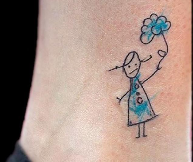 15 Kids Doodles Tattooed on Parents - Gallery