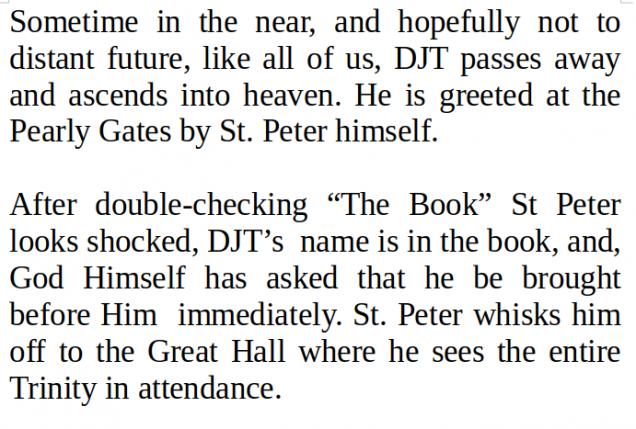 DJT Goes to Heaven - Pt. 1