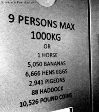 Funny Signs Found In, Around and About Elevators