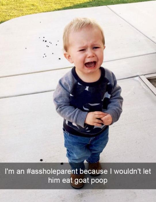 You know you’re an a**hole parent when…