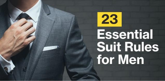 23 Essential Suit Rules for Men