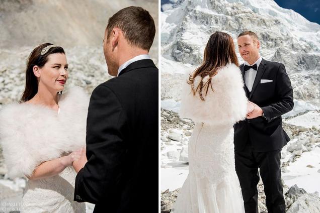 California Couple Gets High For Their Wedding. Literally. Mount Everest High.