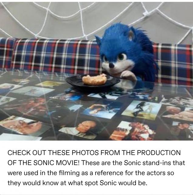 Behind The Scene Photos From The Sonic Movie Show A Surprise