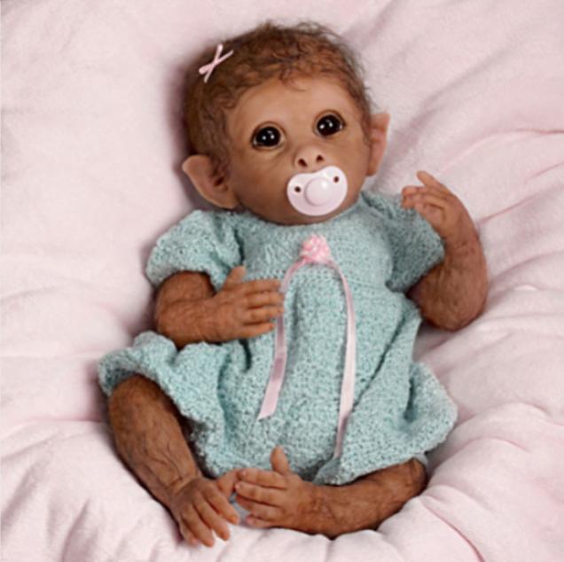 creepy monkey doll