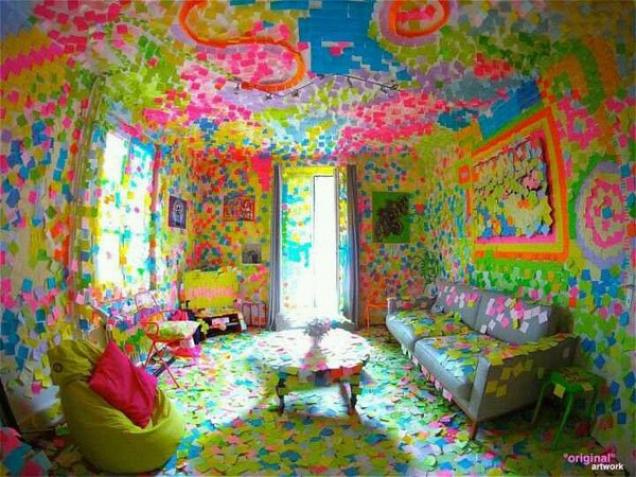 These People Made Awesome Post-It Note Art