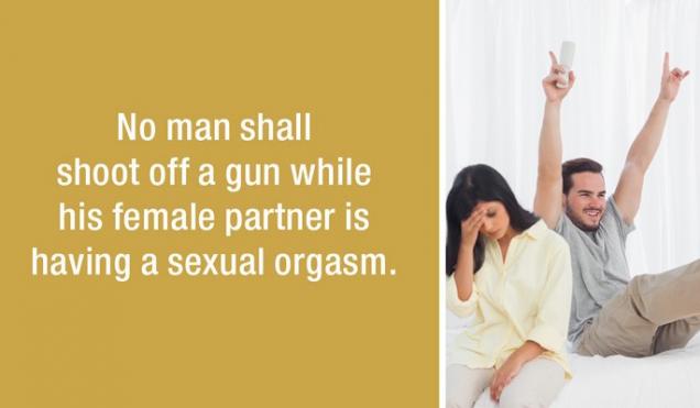 The Most Outrageous Sexually Related Laws In Each State