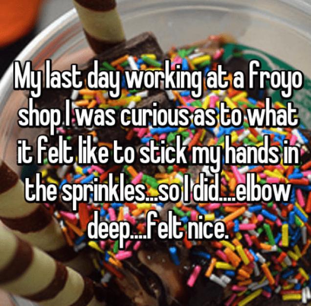 People confess the rules they broke on their last day of work