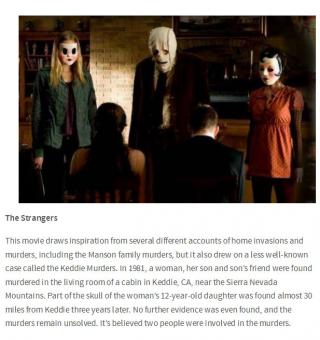 Scary movies based on real stuff