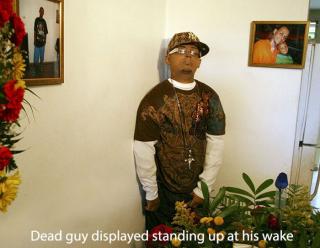 Odd photos made at the funerals