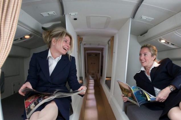 So There's A Secret Room On Airplanes For Flight Attendants!