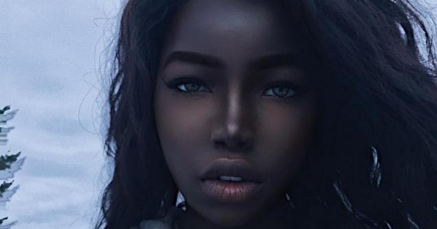 Gorgeous African American Model Calls Herself...