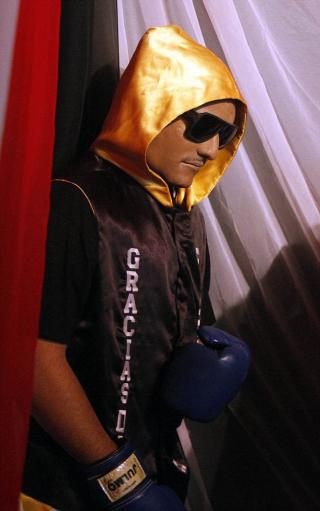 Murdered Boxer Is Propped Up In The Ring At His Wake